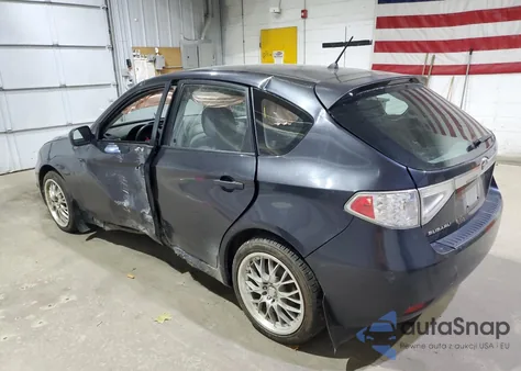 2008 Subaru Impreza 2.5I z USA, uszkodzony, nr VIN JF1GH61658G812786